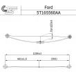 Groupe de ressorts TES 5T165560AA0019 Z/T - Visuel 1