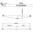 Groupe de ressorts TES 5T165560AA0019 Z/T - Visuel 2