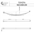 Groupe de ressorts TES 482100K1000019 Z/T - Visuel 2