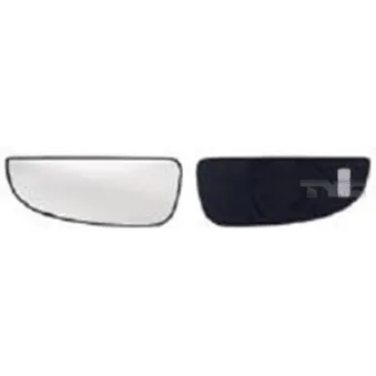 Verre de rétroviseur, rétroviseur extérieur TYC 309-0144-1