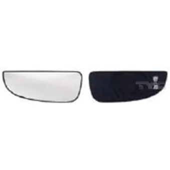 Verre de rétroviseur, rétroviseur extérieur TYC 309-0145-1