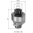 Pignon, démarreur MAGNETI MARELLI 940113020247 - Visuel 1