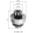 Pignon, démarreur MAGNETI MARELLI 940113020240 - Visuel 2