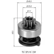 Pignon, démarreur MAGNETI MARELLI 940113020301 - Visuel 1