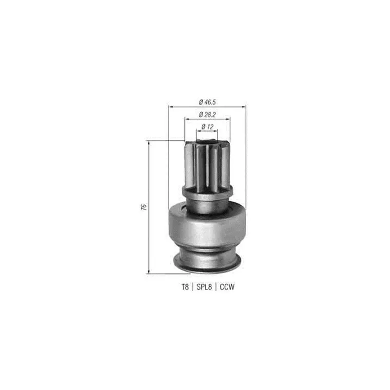 Embrayage à roue libre, démarreur MAGNETI MARELLI 940113020343