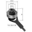 Embrayage à roue libre, démarreur MAGNETI MARELLI 940113020268 - Visuel 2
