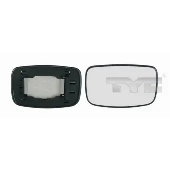 Verre de rétroviseur, rétroviseur extérieur TYC 310-0014-1