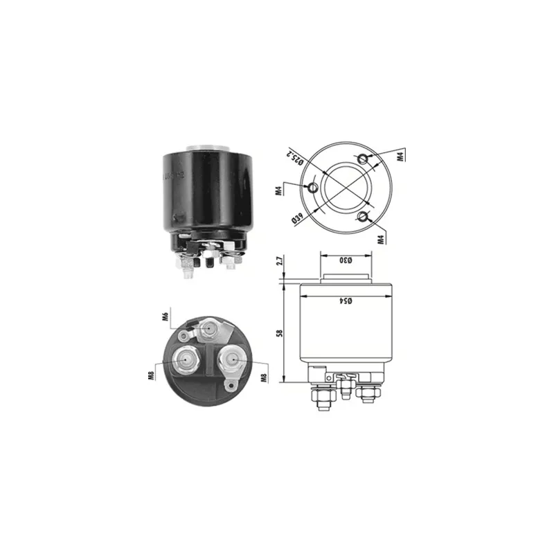 Contacteur, démarreur MAGNETI MARELLI 940113050140