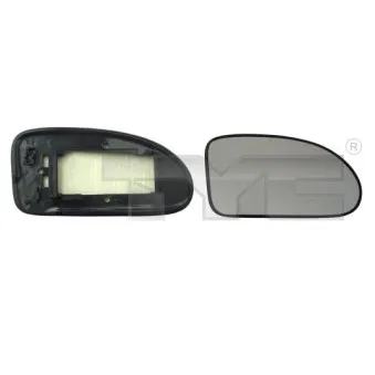 Verre de rétroviseur, rétroviseur extérieur TYC 310-0027-1