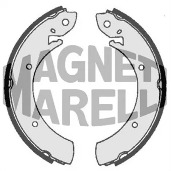 Jeu de 4 plaquettes de frein avant MAGNETI MARELLI 360219192105