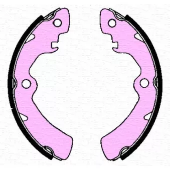 Jeu de 4 plaquettes de frein avant MAGNETI MARELLI 360219192040