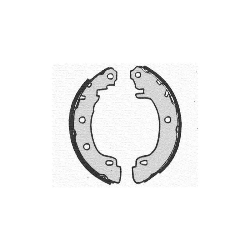 Jeu de 4 plaquettes de frein avant MAGNETI MARELLI 360219192180