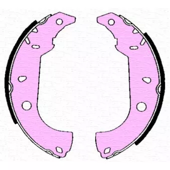 Jeu de 4 plaquettes de frein avant MAGNETI MARELLI 360219192046