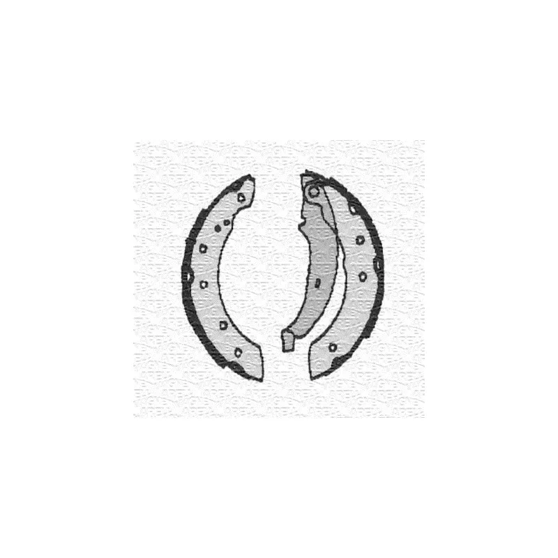 Jeu de 4 plaquettes de frein avant MAGNETI MARELLI 360219192162