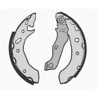 Jeu de 4 plaquettes de frein avant MAGNETI MARELLI 360219192173