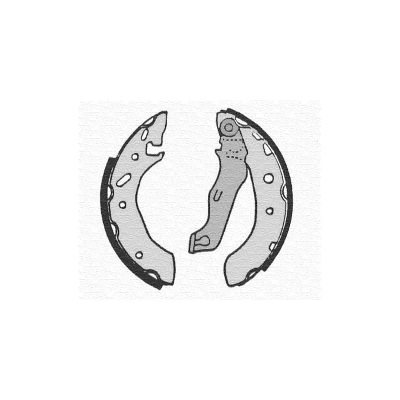 Jeu de 4 plaquettes de frein avant MAGNETI MARELLI 360219192173