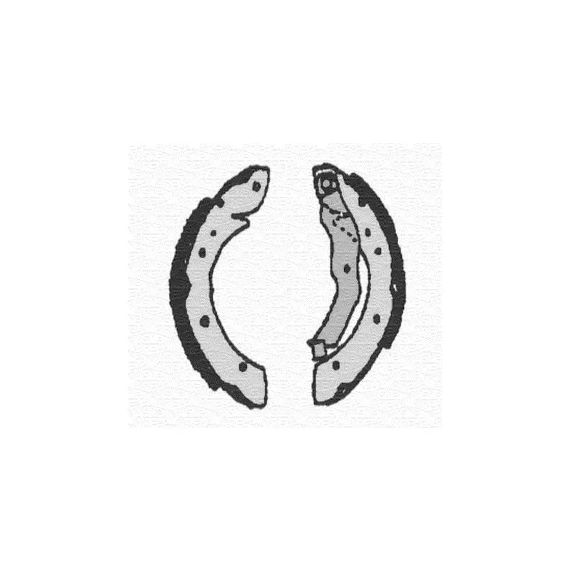 Jeu de 4 plaquettes de frein avant MAGNETI MARELLI 360219192182
