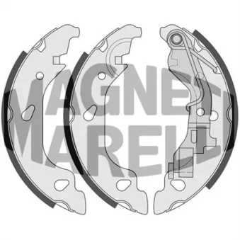 Jeu de 4 plaquettes de frein avant MAGNETI MARELLI 360219192195
