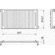 Condenseur, climatisation MAGNETI MARELLI 350203155000 - Visuel 1