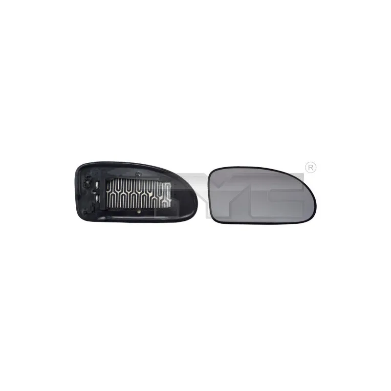 Verre de rétroviseur, rétroviseur extérieur TYC 310-0031-1