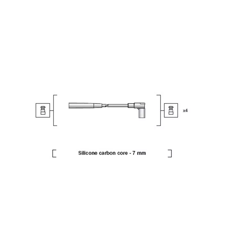 Kit de câbles d'allumage MAGNETI MARELLI 941318111236
