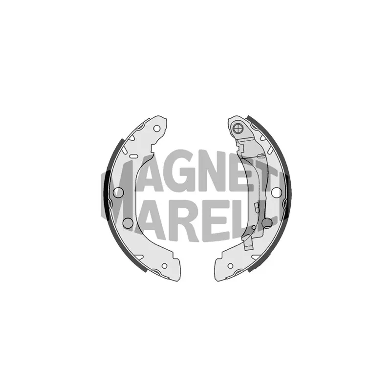 Jeu de 4 plaquettes de frein avant MAGNETI MARELLI 360219192199
