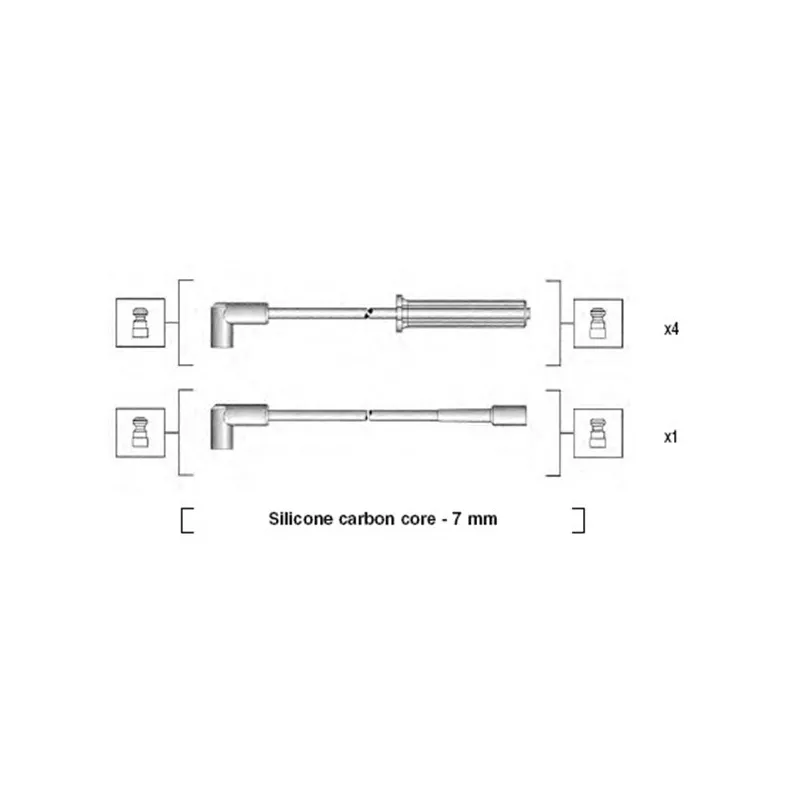 Kit de câbles d'allumage MAGNETI MARELLI 941365070930