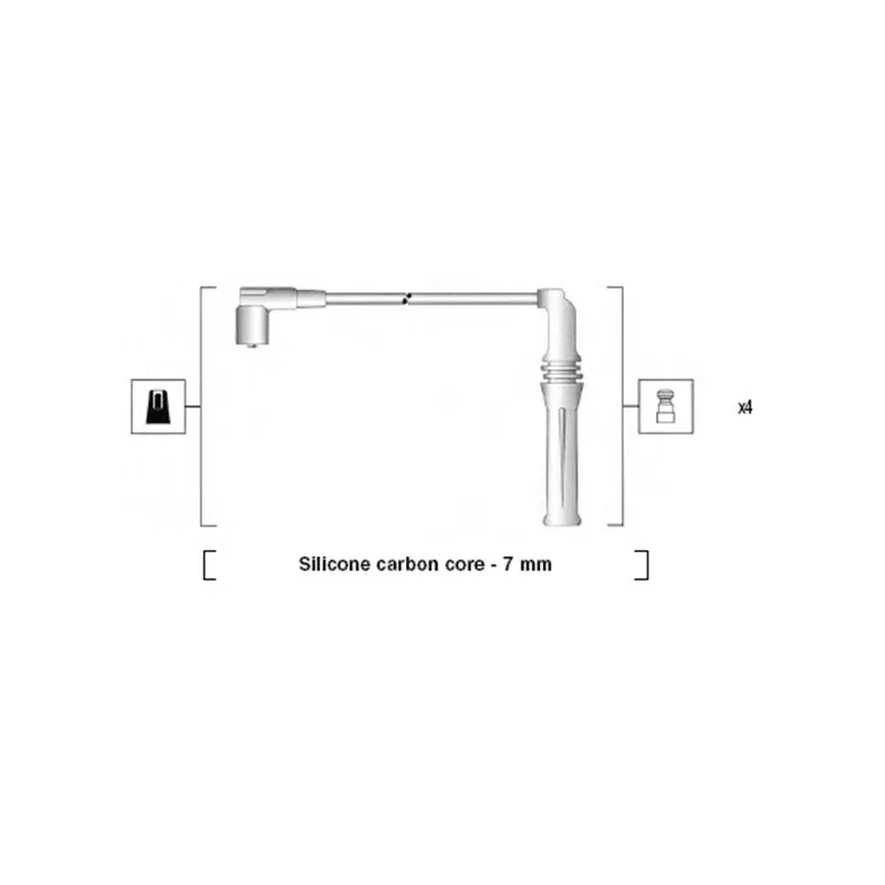Kit de câbles d'allumage MAGNETI MARELLI 941365040927