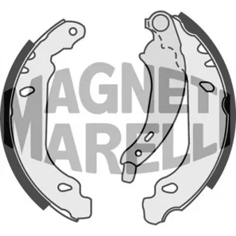 Jeu de 4 plaquettes de frein avant MAGNETI MARELLI 360219192189
