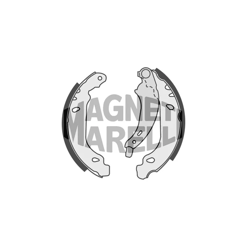 Jeu de 4 plaquettes de frein avant MAGNETI MARELLI 360219192189