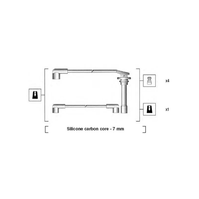 Kit de câbles d'allumage MAGNETI MARELLI 941295010851