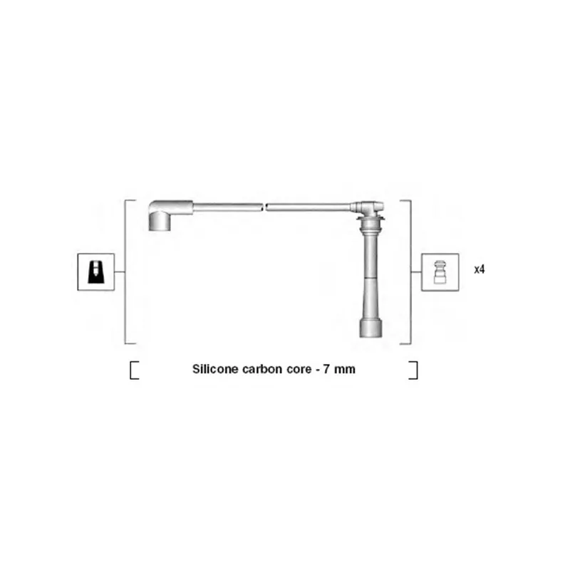Kit de câbles d'allumage MAGNETI MARELLI 941295110882