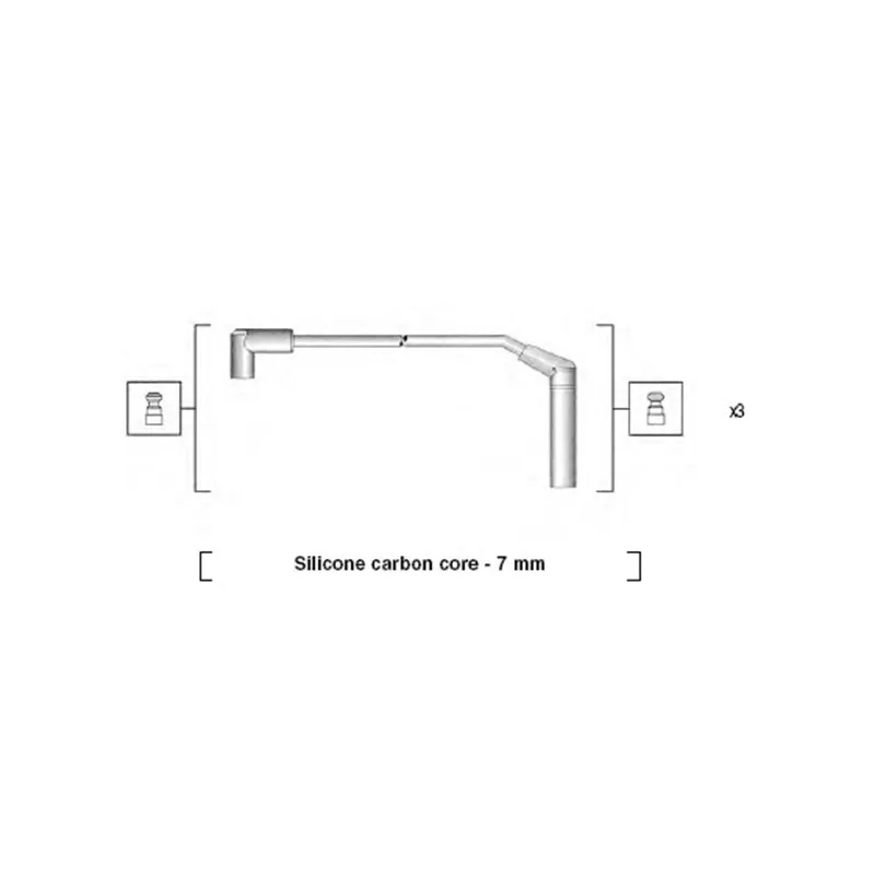 Kit de câbles d'allumage MAGNETI MARELLI 941365090932