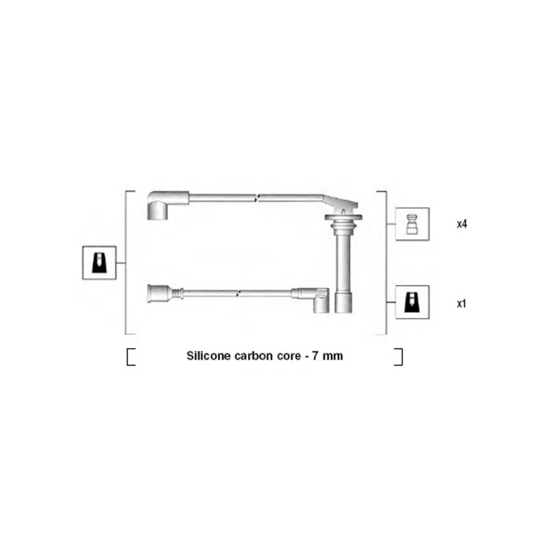 Kit de câbles d'allumage MAGNETI MARELLI 941275010862