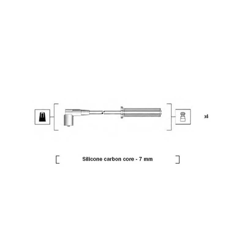 Kit de câbles d'allumage MAGNETI MARELLI 941365100933
