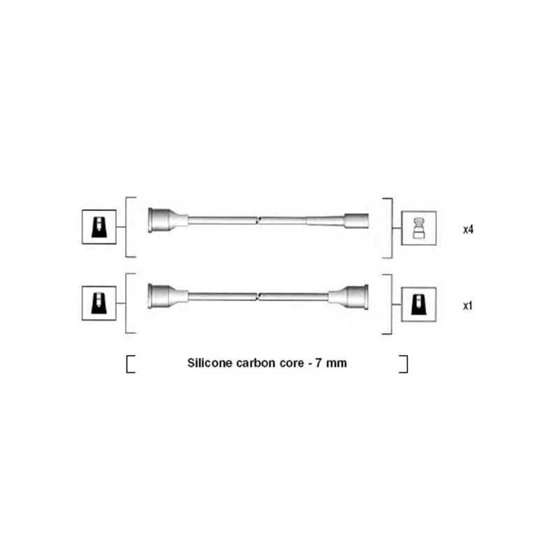Kit de câbles d'allumage MAGNETI MARELLI 941285030841