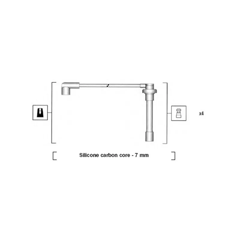 Kit de câbles d'allumage MAGNETI MARELLI 941315030890