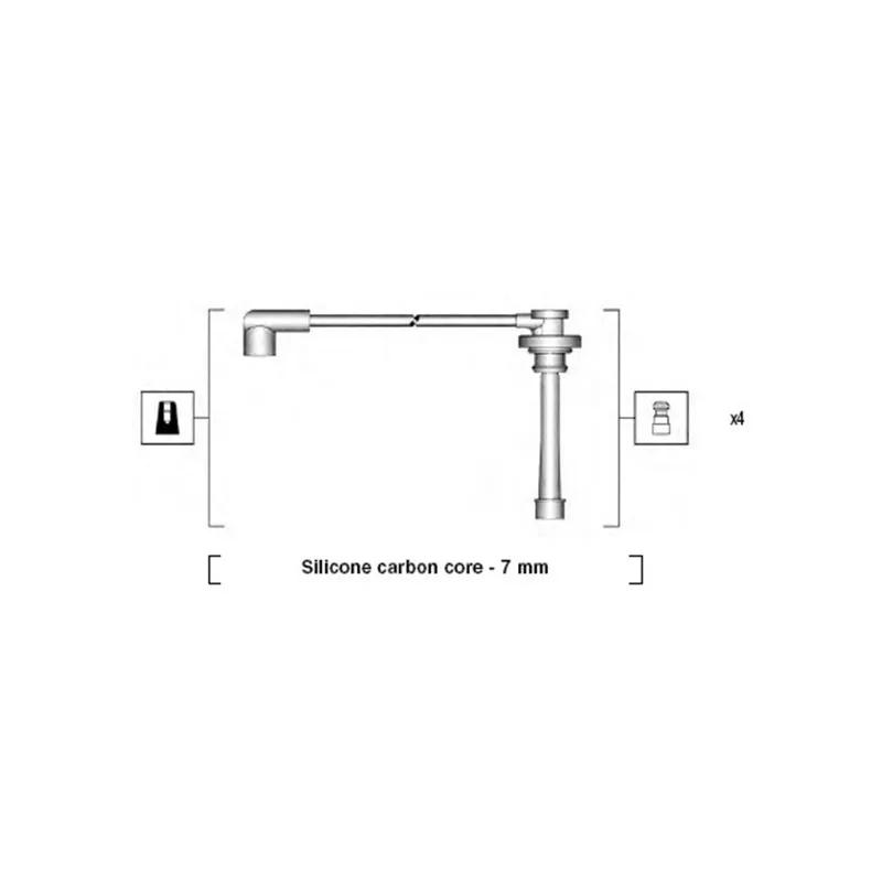 Kit de câbles d'allumage MAGNETI MARELLI 941285030866