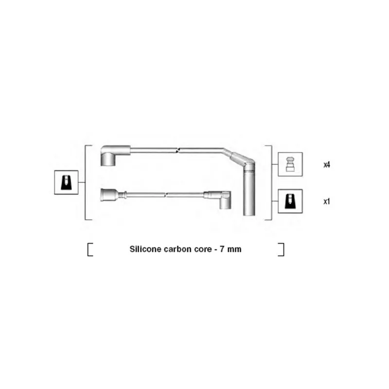Kit de câbles d'allumage MAGNETI MARELLI 941295070879