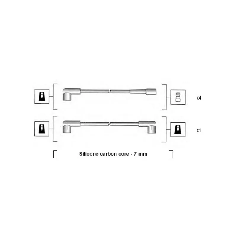 Kit de câbles d'allumage MAGNETI MARELLI 941245020809
