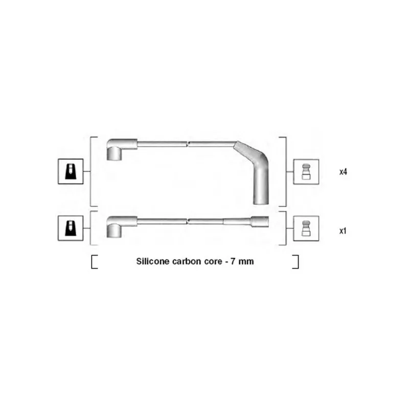 Kit de câbles d'allumage MAGNETI MARELLI 941255170827