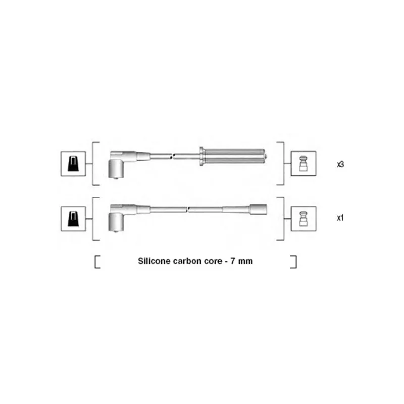Kit de câbles d'allumage MAGNETI MARELLI 941365030926
