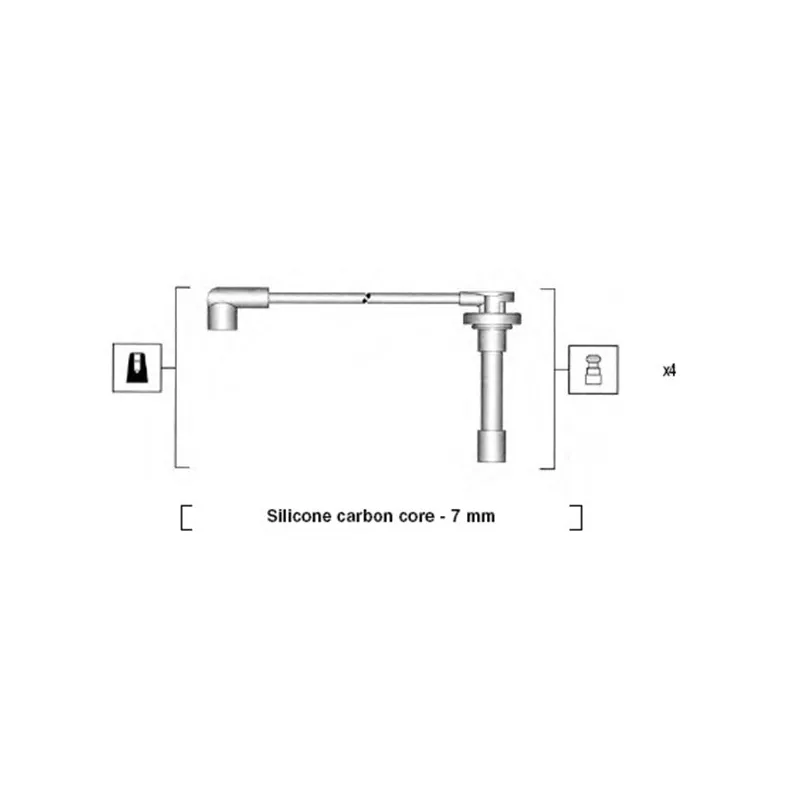 Kit de câbles d'allumage MAGNETI MARELLI 941315010888