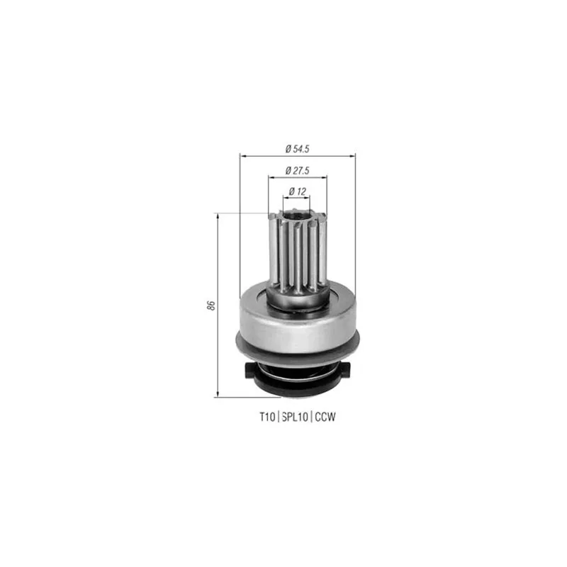 Pignon, démarreur MAGNETI MARELLI AMB0274