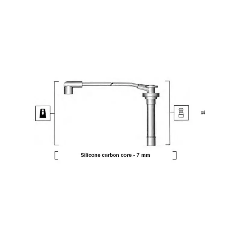 Kit de câbles d'allumage MAGNETI MARELLI 941295120858