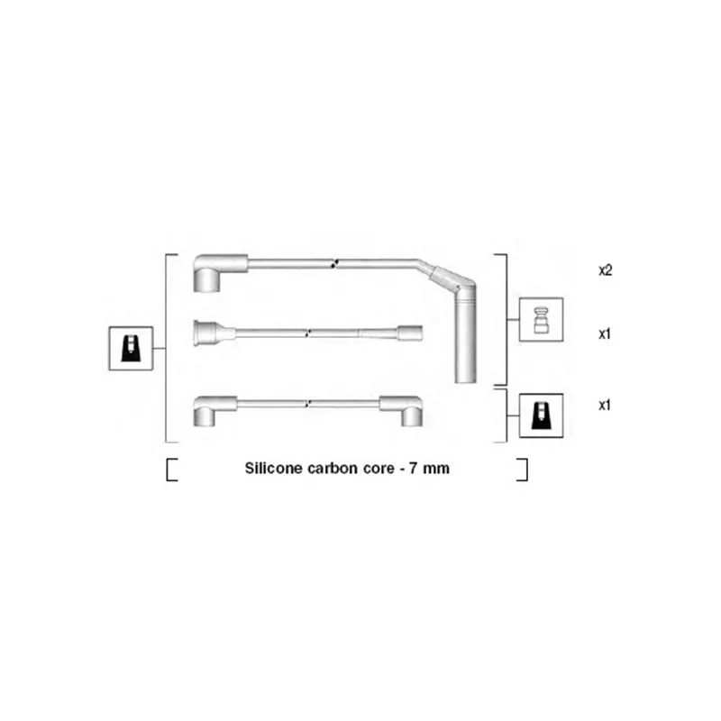 Kit de câbles d'allumage MAGNETI MARELLI 941365060929