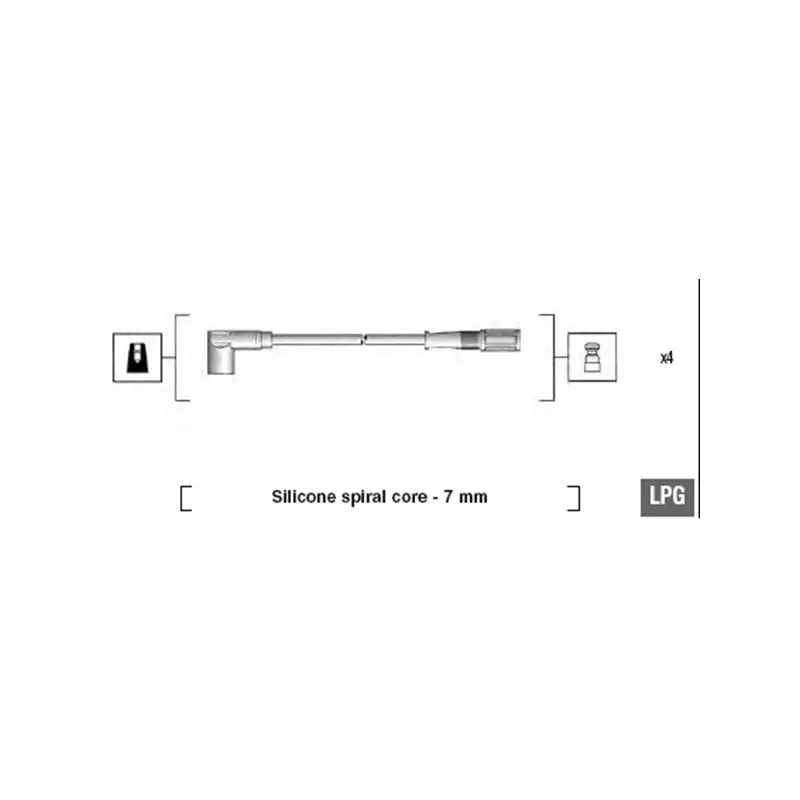 Kit de câbles d'allumage MAGNETI MARELLI 941095780616