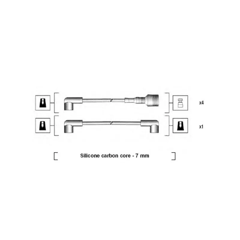 Kit de câbles d'allumage MAGNETI MARELLI 941044120502