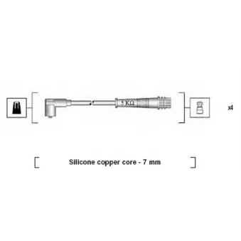 Kit de câbles d'allumage MAGNETI MARELLI 941095790617
