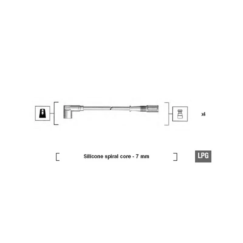 Kit de câbles d'allumage MAGNETI MARELLI 941095130583